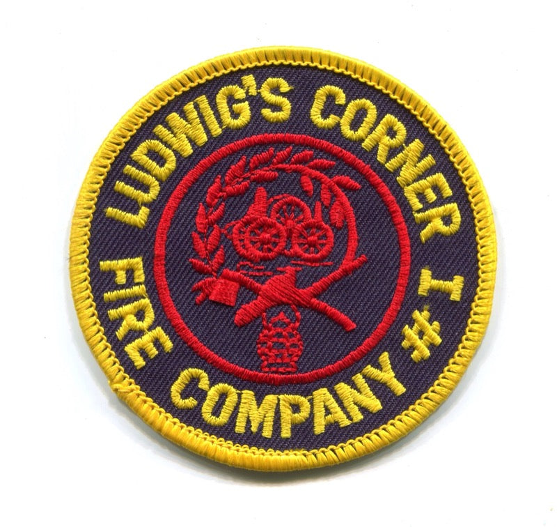 Ludwigs Corner Fire Company Number 1 Patch Pennsylvania PA