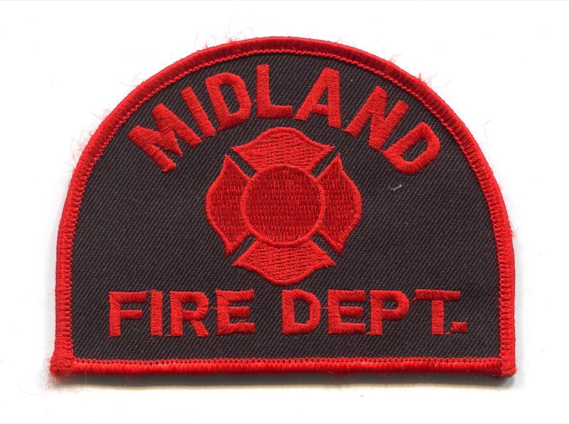 Midland Fire Department Patch Michigan MI