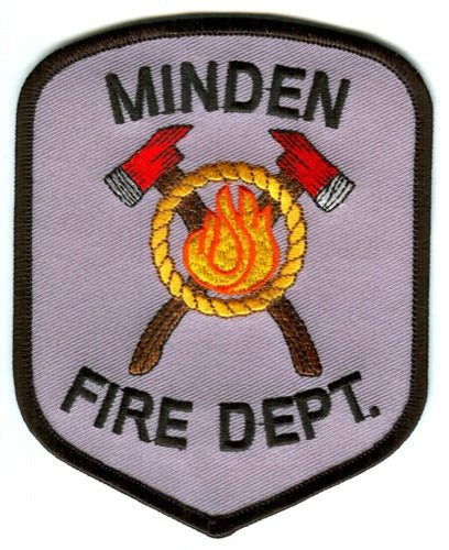 Minden Fire Department Patch Nebraska NE