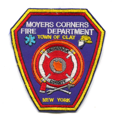 Moyers Corners Fire Department Town of Clay Patch New York NY