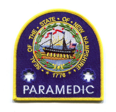 New Hampshire State Paramedic EMS Patch New Hampshire NH