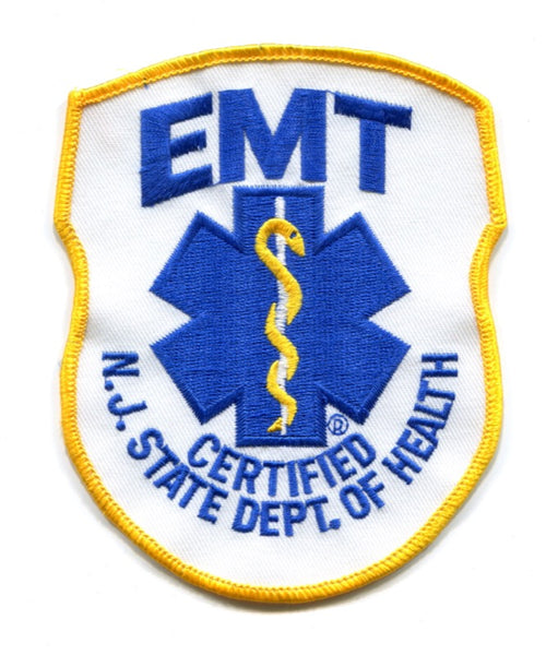 New Jersey State Department of Health Certified EMT EMS Patch New Jers ...