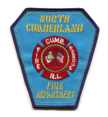 North Cumberland Fire Rescue Department Patch Rhode Island RI