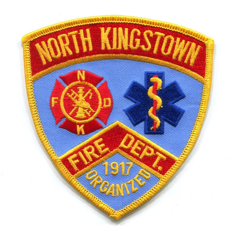 North Kingstown Fire Department Patch Rhode Island RI