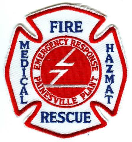 Painesville Plant Fire Rescue Department Emergency Response ERT Patch Ohio OH