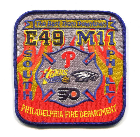 Philadelphia Fire Department Engine 49 Medic 11 Patch Pennsylvania PA