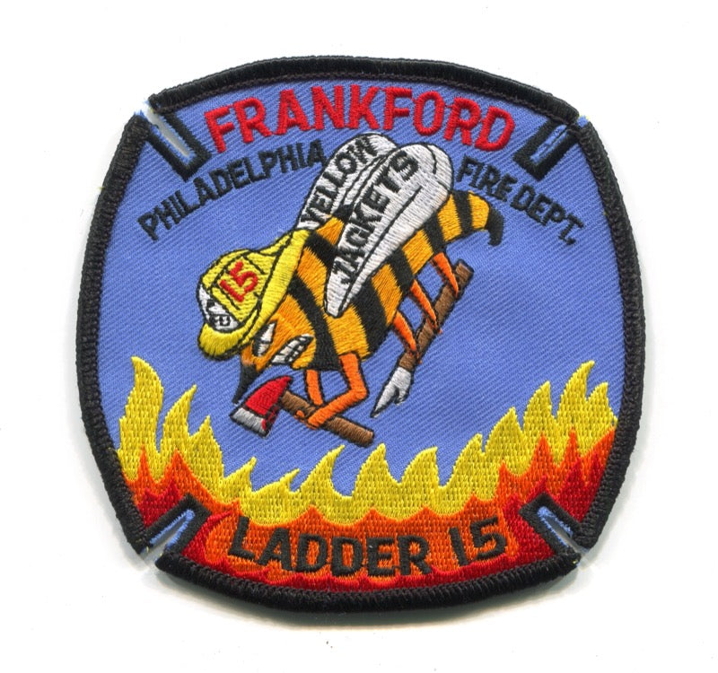 Philadelphia Fire Department Ladder 15 Patch Pennsylvania PA