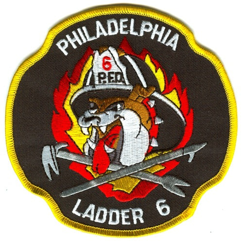 Philadelphia Fire Department Ladder 6 Patch Pennsylvania PA ...