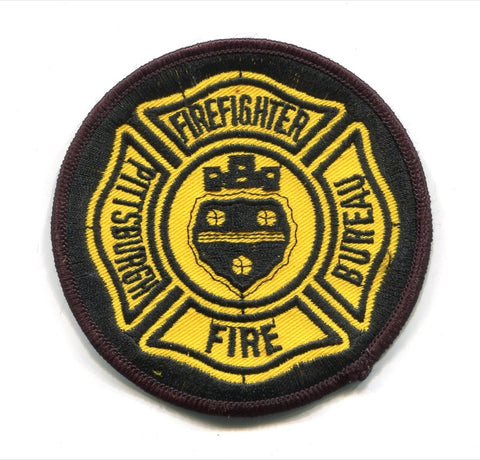 Pittsburgh Fire Bureau Firefighter Patch Pennsylvania PA