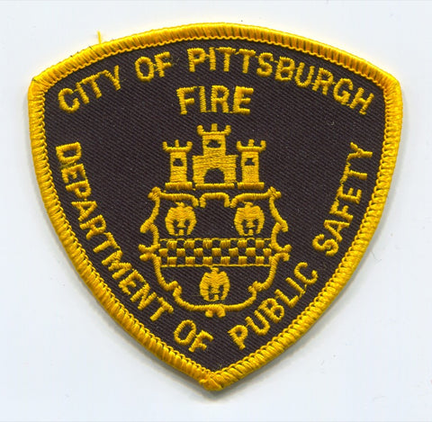 Pittsburgh Department of Public Safety DPS Fire Patch Pennsylvania PA