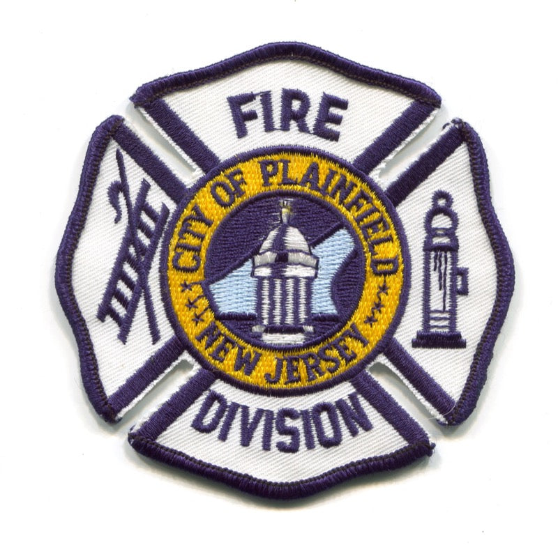 Plainfield Fire Division Patch New Jersey NJ