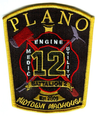 Plano Fire Department Station 12 Patch Texas TX