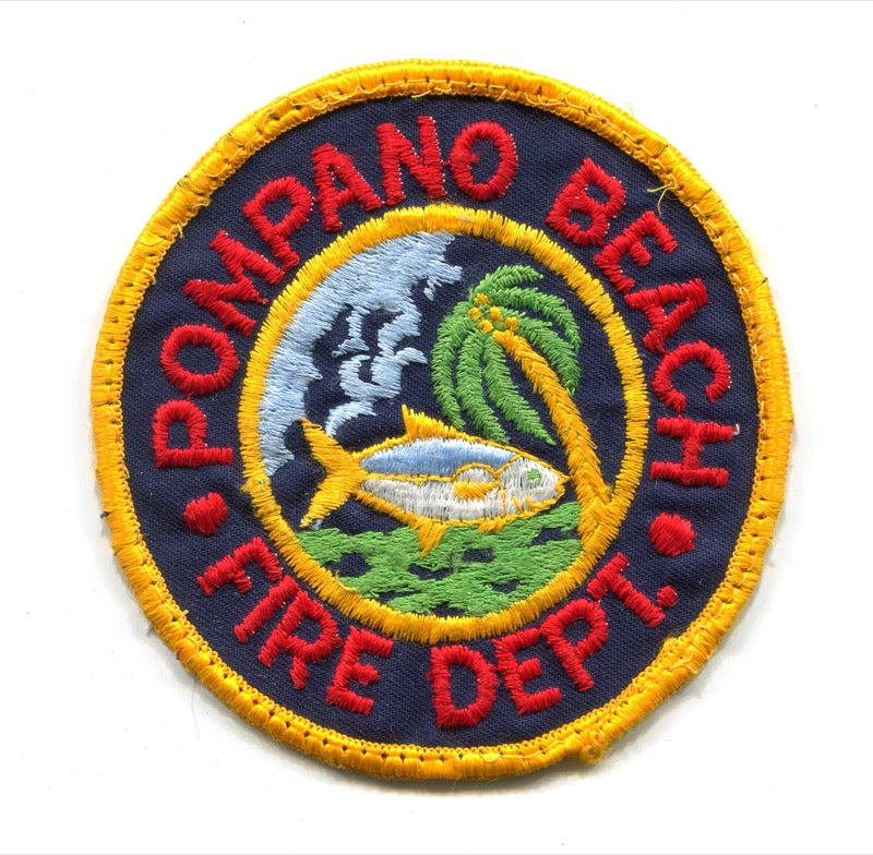 Pompano Beach Fire Department Patch Florida FL