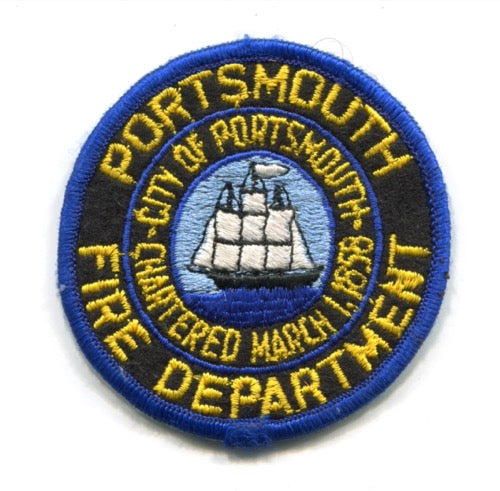 Portsmouth Fire Department Patch Virginia VA v3 – 911Patches.com