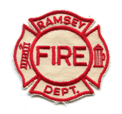 Ramsey Fire Department Patch New Jersey NJ