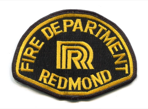 Redmond Fire Department Patch Washington WA