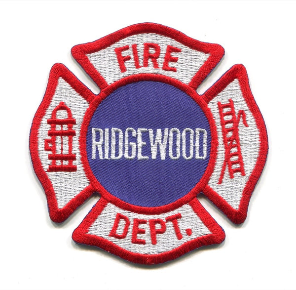 Ridgewood Fire Department Patch New Jersey NJ v2 – 911Patches.com