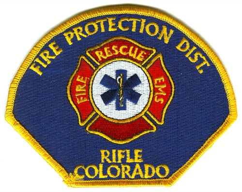 Rifle Fire Protection District Patch Colorado CO