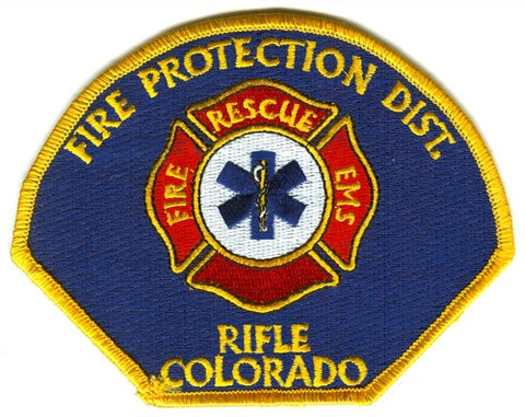 Rifle Fire Protection District Patch Colorado CO