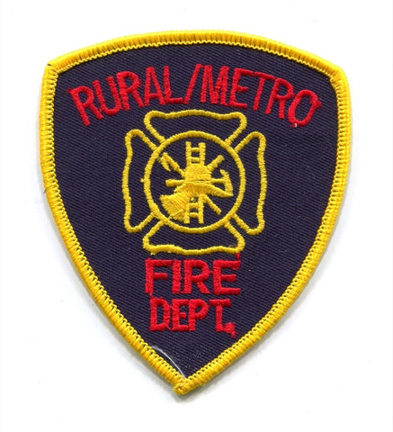 Rural Metro Fire Department Patch Arizona AZ