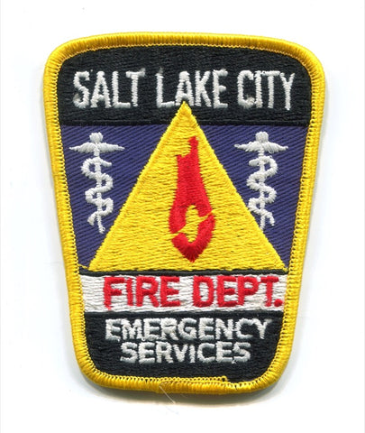 Salt Lake City Fire Department Emergency Services Patch Utah UT