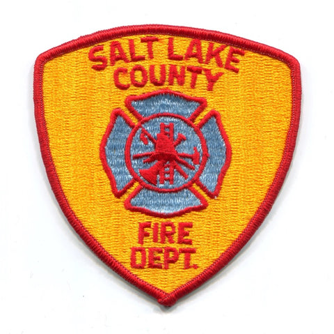 Salt Lake County Fire Department Patch Utah UT