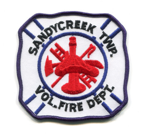 Sandycreek Township Volunteer Fire Department Patch Pennsylvania PA