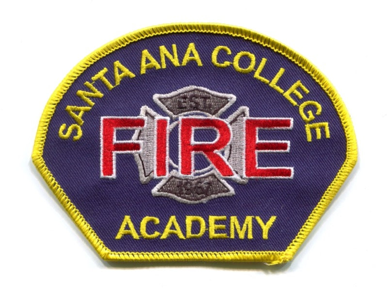 Santa Ana College Fire Academy Patch California CA