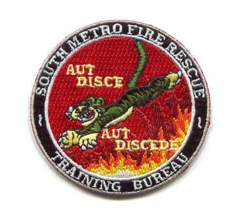 South Metro Fire Rescue Department Training Bureau Patch Colorado CO