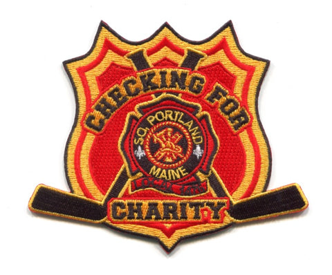 South Portland Fire Department Hockey IAFF Local 1476 Patch Maine ME