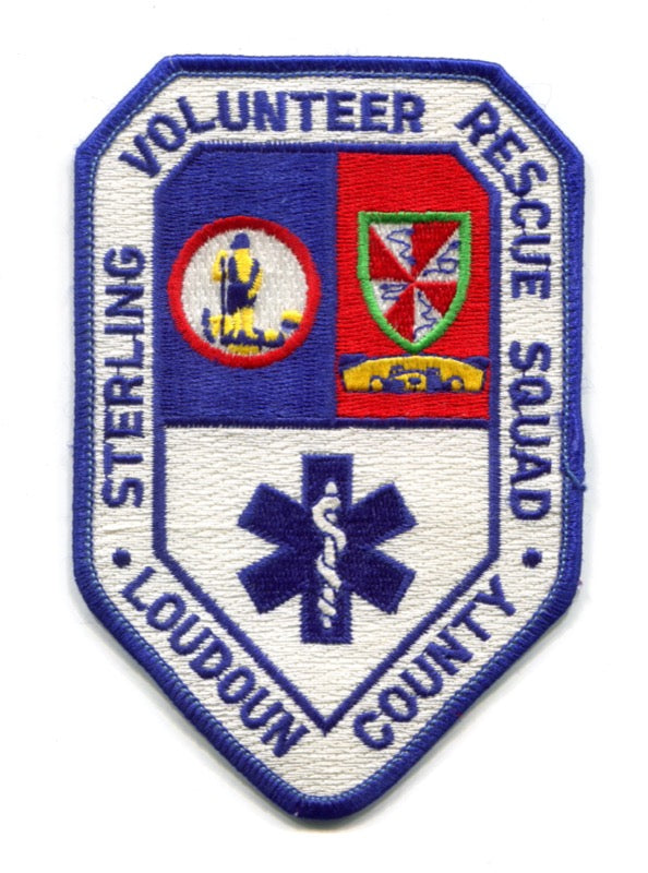 Sterling Volunteer Rescue Squad Loudoun County EMS Patch Virginia VA