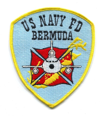 Bermuda - United States Navy Fire Department USN Military Patch