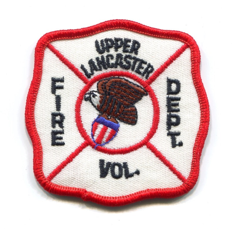 Upper Lancaster Volunteer Fire Department Patch Virginia VA