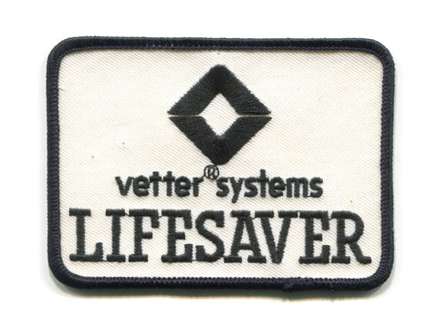 Vetter Rescue Systems Lifesaver Patch Pennsylvania PA