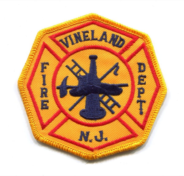 Vineland Fire Department Patch New Jersey NJ v2 – 911Patches.com