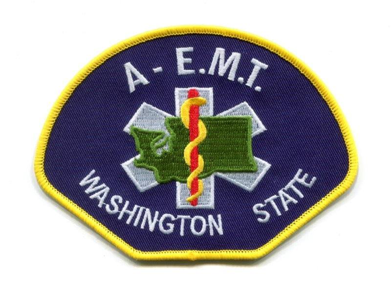 Washington State Advanced Emergency Medical Technician A-EMT EMS Patch Washington WA