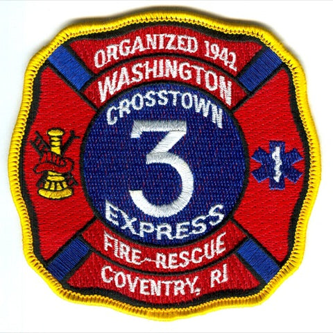 Washington Fire Rescue Department Station 3 Coventry Patch Rhode Island RI