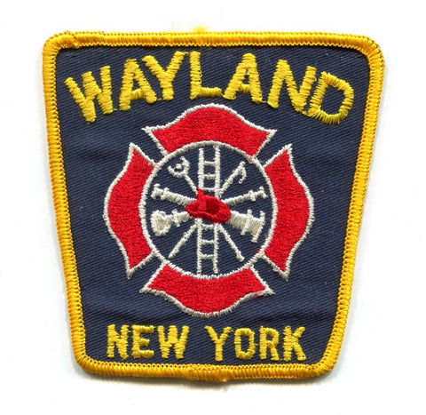 Wayland Fire Department Patch New York NY