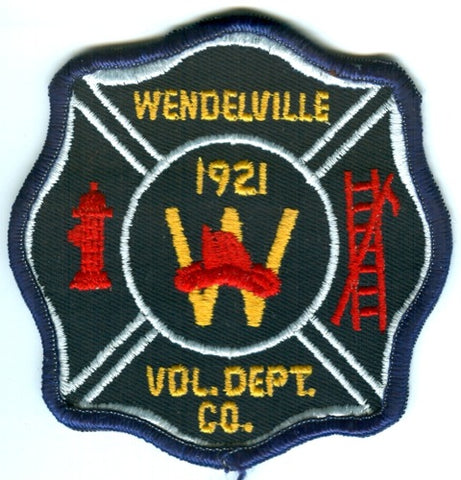 Wendelville Volunteer Fire Department Patch New York NY