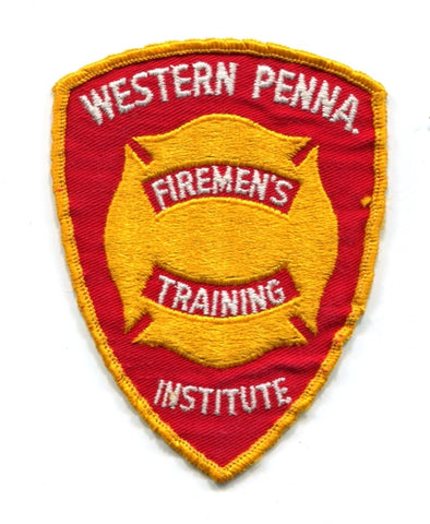 Western Pennsylvania Firemens Training Institute Fire Patch Pennsylvania PA