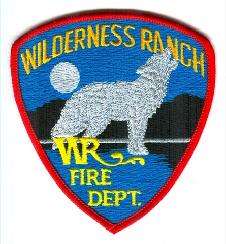 Wilderness Ranch Fire Department Patch Idaho ID