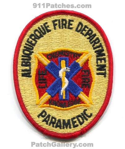 Albuquerque Fire Department Paramedic EMS Patch New Mexico NM