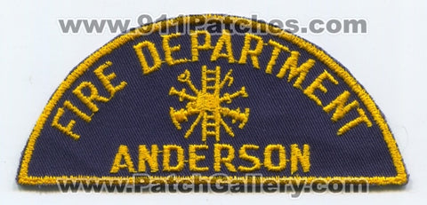 Anderson Fire Department Patch Unknown State