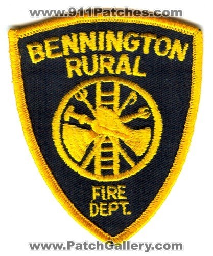 Bennington Rural Fire Department Patch Vermont VT