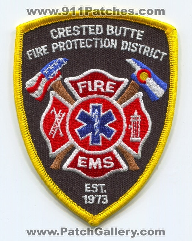 Crested Butte Fire Protection District Patch Colorado CO