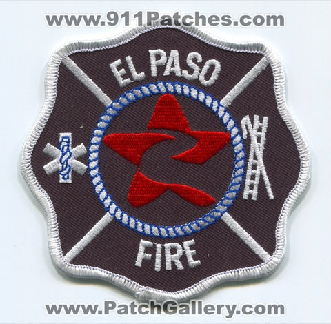 El Paso Fire Department Patch Texas TX