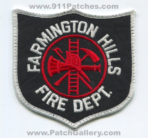 Farmington Hills Fire Department Patch Michigan MI