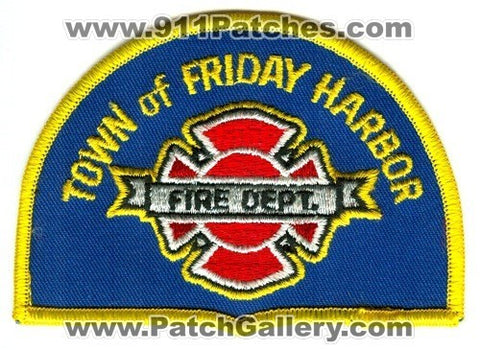 Friday Harbor Fire Department Patch Washington WA