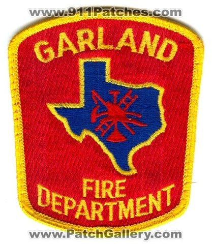 Garland Fire Department Patch Texas TX