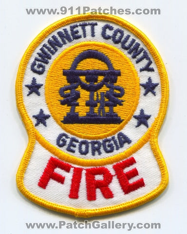 Gwinnett County Fire Department Patch Georgia GA